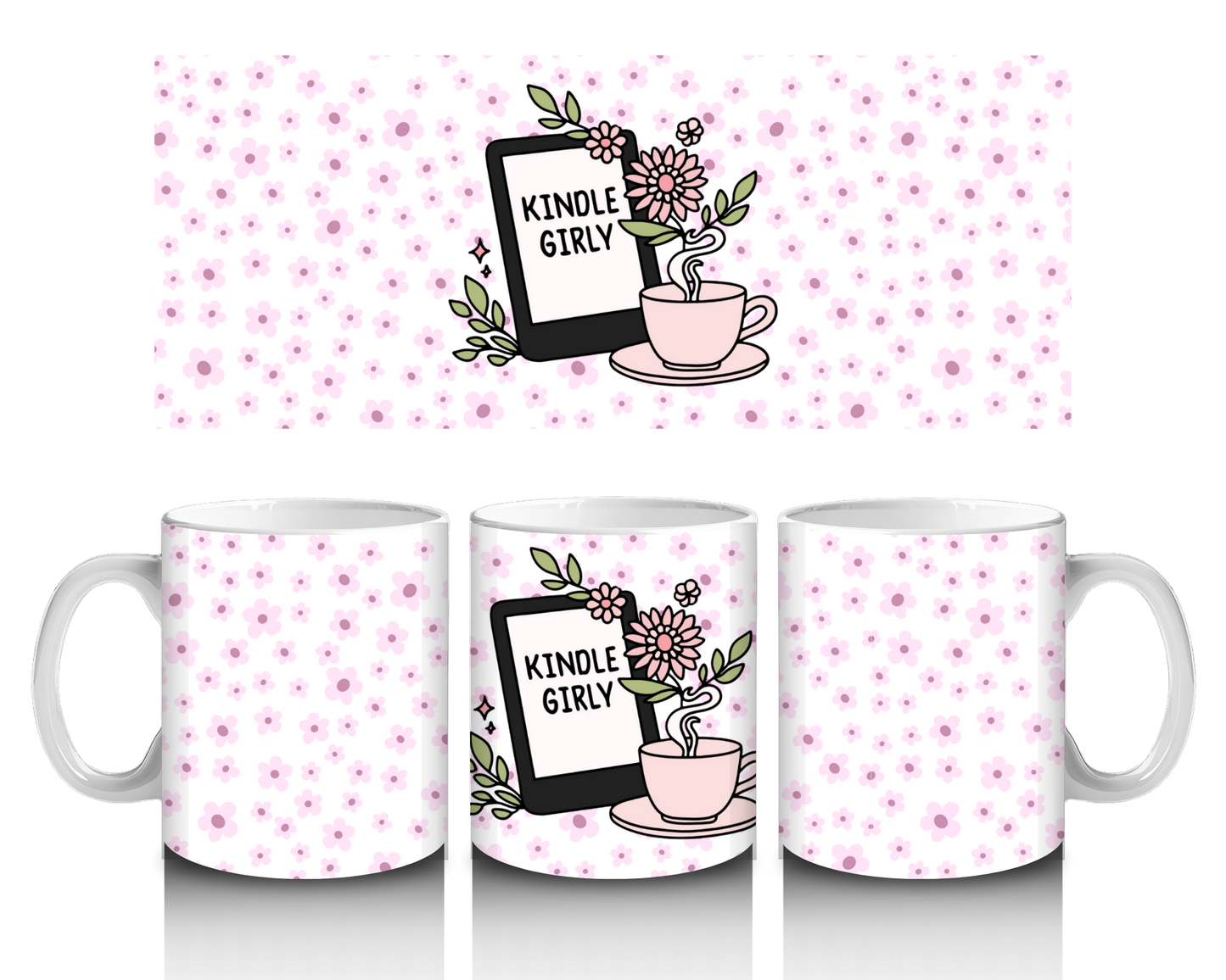 Kindle Girly Mug