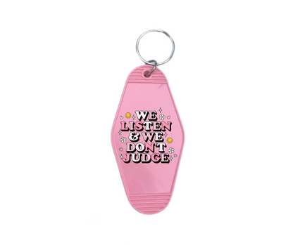 We Listen Keychain
