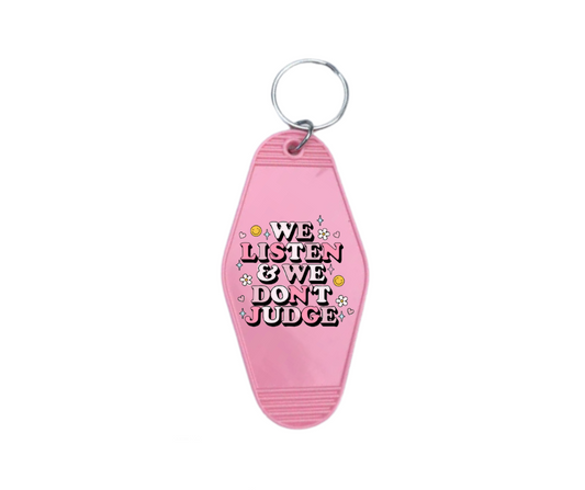 We Listen Keychain